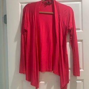 Express small pink cardigan